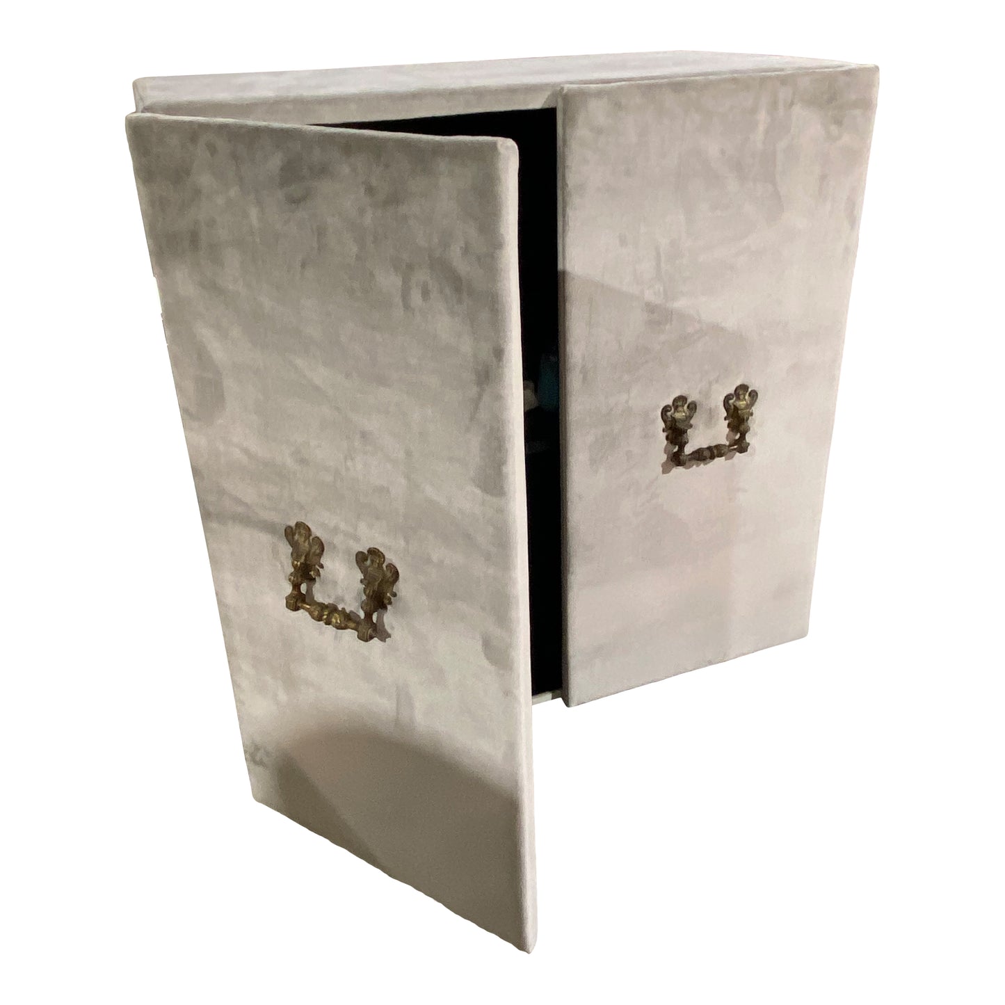 Custom Velvet Cabinet