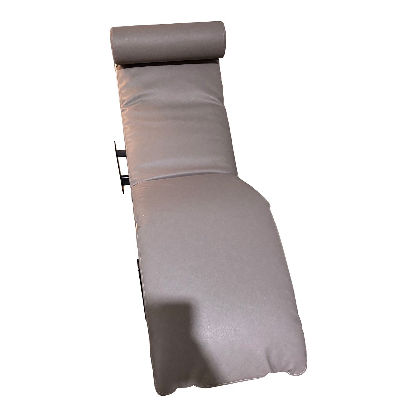 Gray Leather Le Corbusier Replica Chaise