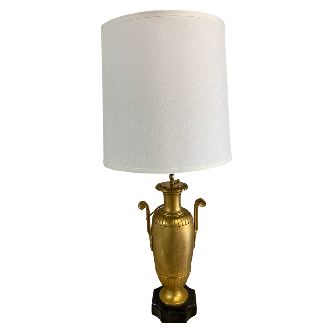 Antique French Bronze Lamp