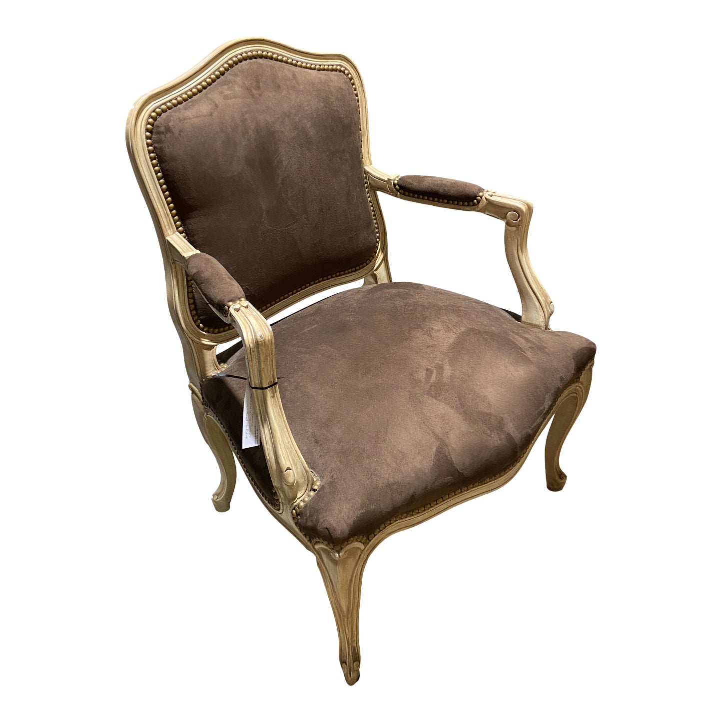 Antique Bergere Chocolate Suede