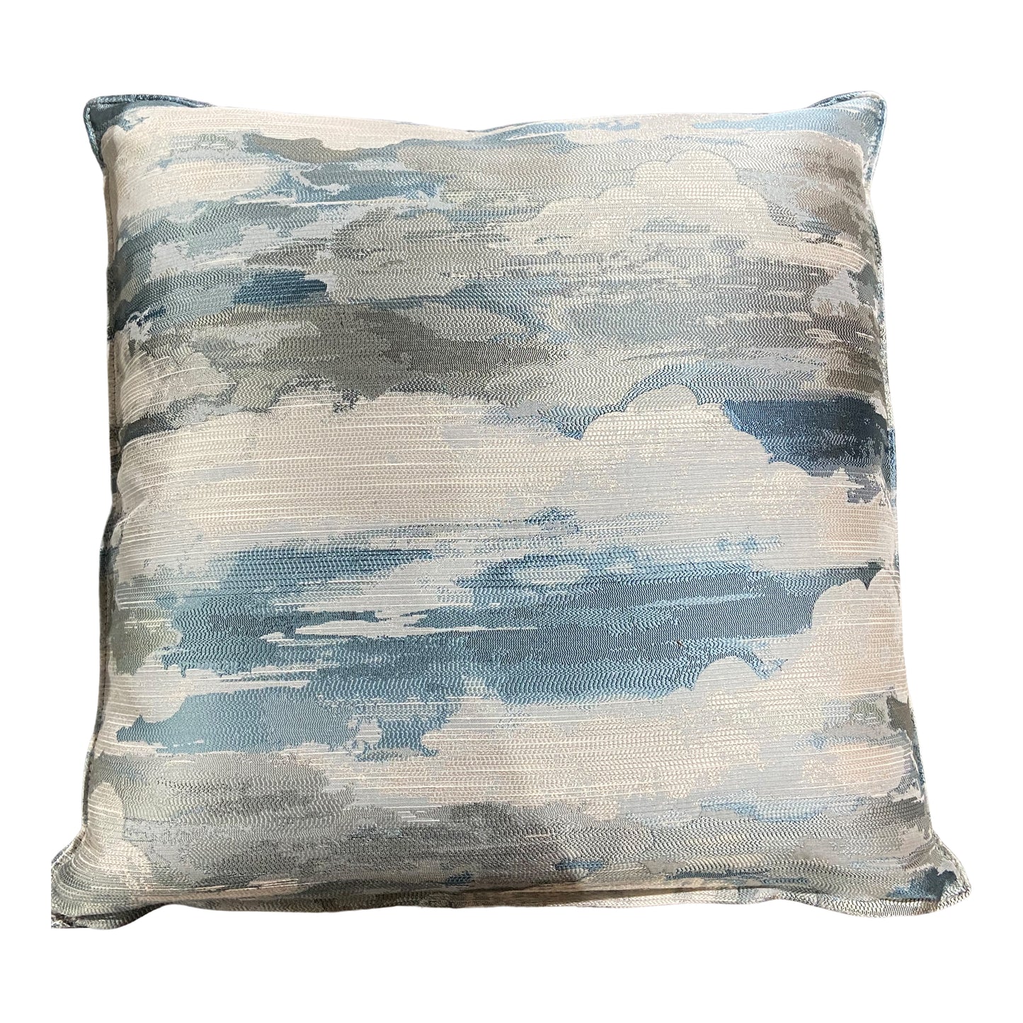 Blue and Silver Pillows
