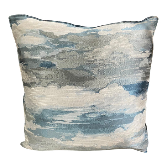 Blue and Silver Pillows