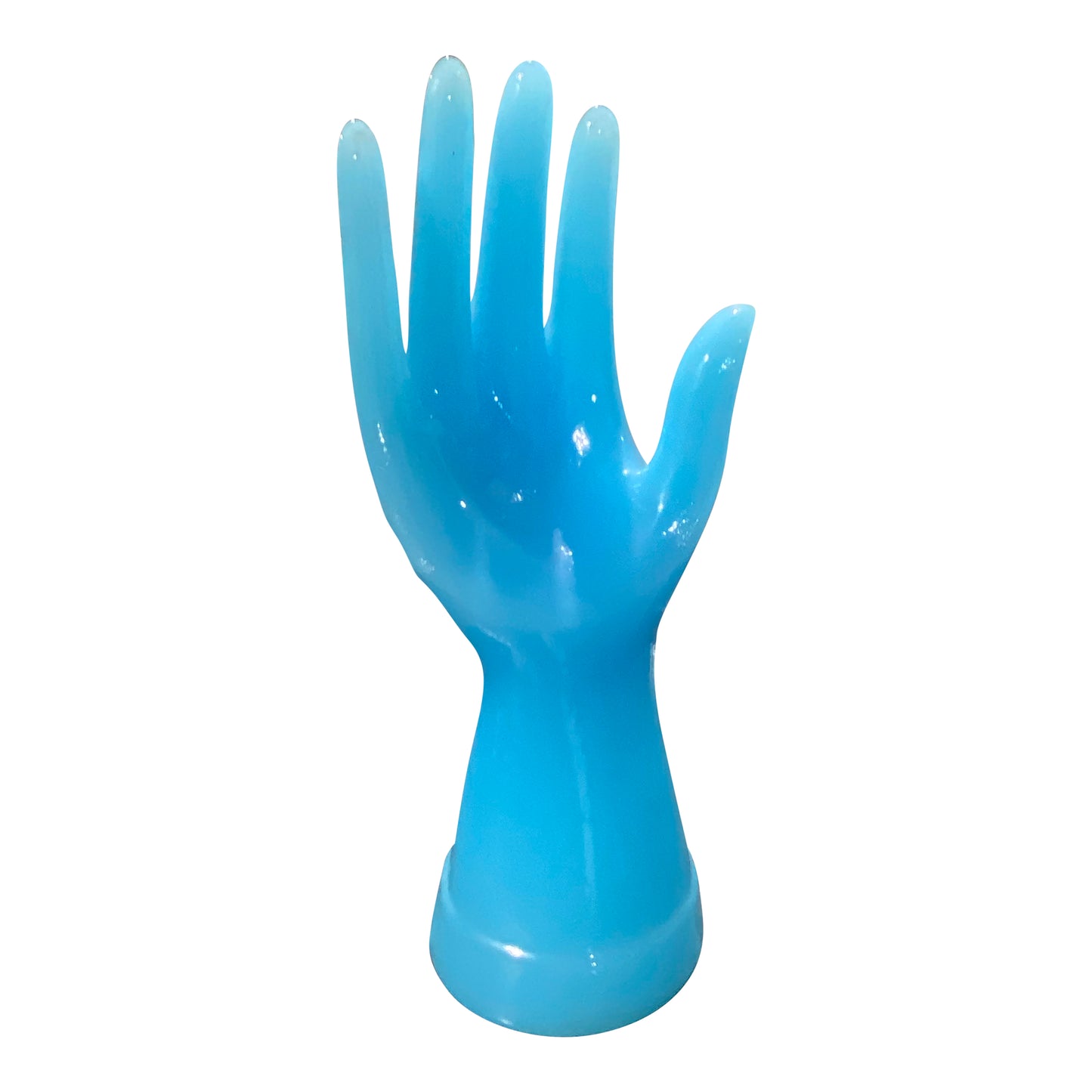 Blue Glass Hand