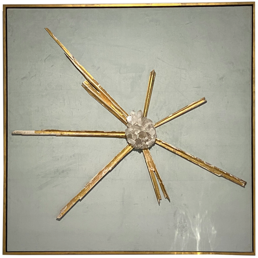 Antique Rays with Quartz Medallion