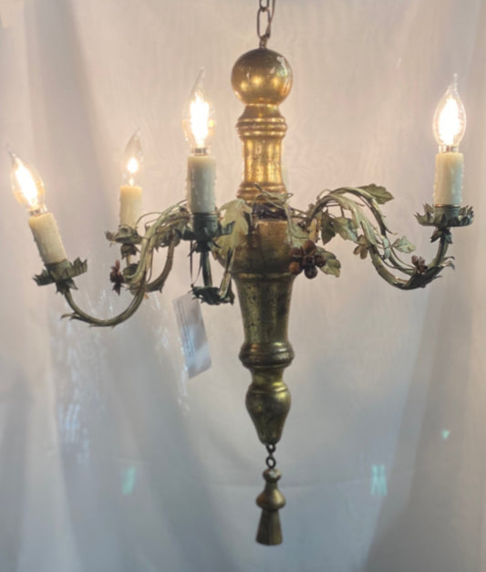 Italian Antique Floral Chandelier